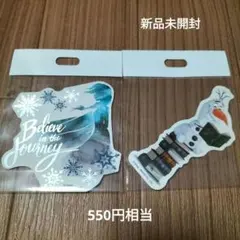 限定新品未開封オラフ・エルサ ステッカーセット ディズニー アナと雪の女王