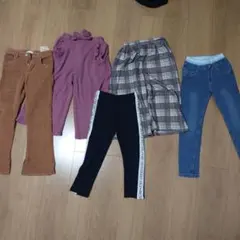 キッズボトムスセット 5点　130