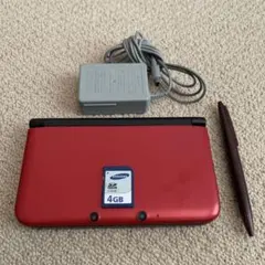 【動作良好】【発色良好】ニンテンドー3DS LL レッド×ブラック