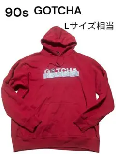 90s GOTCHA ガッチャ　パーカー　サーフ系　Lサイズ相当　y2k メンズ