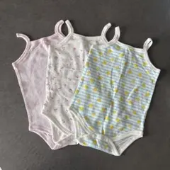 ベビー肌着 キャミソール 80 3枚セット