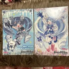 初音ミク　クリアビジュアルポスター　 Snow Miku2025