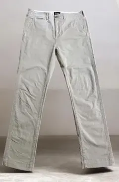BEAMS メンズ チノパン テーパード ストレッチ グレーMサイズ