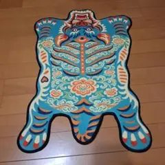 トラ柄 ラグマット