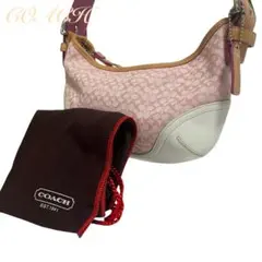 【極美品・袋付き】コーチ　ワンショルダーバッグ　ソーホー　ピンク　6351