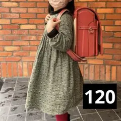 H&M ガーゼ 北欧　小花柄ワンピース　120