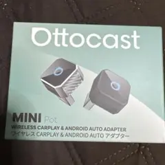 新品未使用　オットキャスト MINI pot 新型ミニCarPlay ブラック