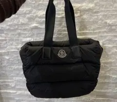 【新品同様】MONCLER モンクレール ダウントートバッグ ブラック 保存袋のサムネイル