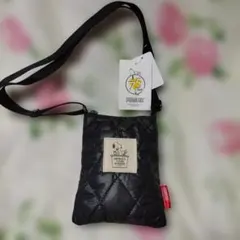 PEANUTS スヌーピー ショルダーバッグ ブラック