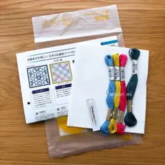 フェリシモ 日本の伝統色でつづるクロスステッチの会 123.輪