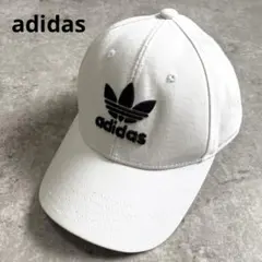 アディダスadidas オリジナルス トレフォイルロゴ 白 ベースボールキャップのサムネイル