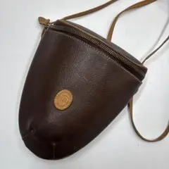 良品✨TRUSSARDI レザー ショルダーバッグ ブラウン ヴィンテージのサムネイル