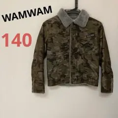 WAMWAM　ジャケット　ブルゾン 迷彩柄 コーデュロイ　140サイズ