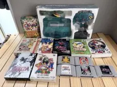 NINTENDO64 クリアブルー 本体とソフト詰め合わせ