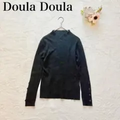 【ドゥーラドゥーラ】ハイネックリブニット（F）セーター モックネック シンプル