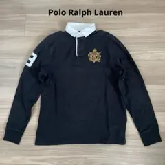 00sRUGBY RALPH LAUREN 白黒太ボーダースカルラガシャツ 希少 - メルカリ