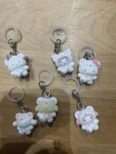 めじるしアクセサリー サンリオ ふわふわスノー コンプリート