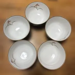 香蘭社 花柄 湯飲み 5個セット