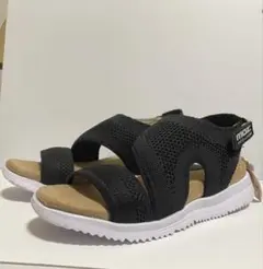 moz サンダル 黒 M EEE