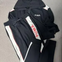 PUMA ジャージ上下セット ブラック