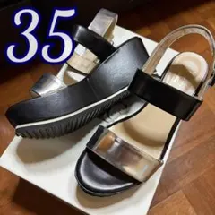 ルカグロッシ ウエッジソールサンダル 35のサムネイル