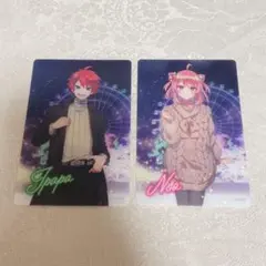 カラフルピーチ　東武動物公園　クリアカードセット