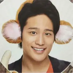 ラッキィィィィィィィ7 桐山照史 団扇 ジャニーズWEST うちわ