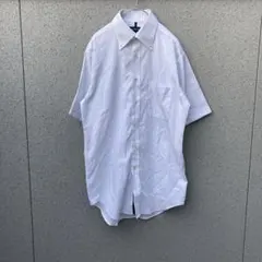 2518【CHRISTIAN ORANI】M♡半袖ボタンダウンシャツ ストライプ