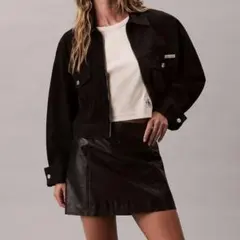calvin klein jeans デニムジャケット クロップドジャケット