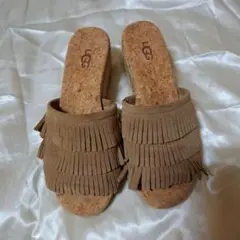 UGG アグ サンダル フリンジ スウェード