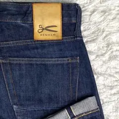 美品✨DENHAM HAMMER セルビッチ デニム W31 L32 濃紺のサムネイル