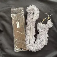 Francfrancスマホストラップチュール，グレー