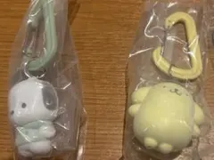 サンリオ ポチャッコ プリン カラフルカラビナマスコットチャーム 2個セット