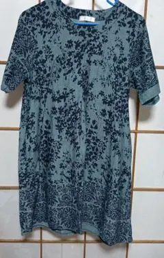 Next Scene フラワープリント 半袖ワンピース