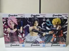 NARUTO Grandista サスケ&サクラ&ナルトフィギュア3体セット