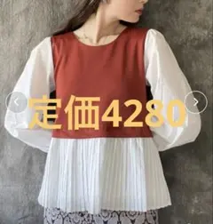 定価4280 ブラウス　綺麗め