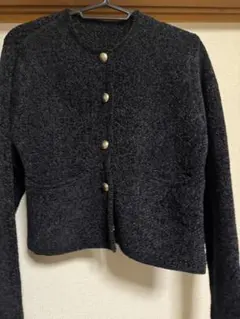 Bonjour Sagan 田中里奈　ベロアモールカーディガン