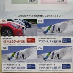日本駐車場開発 株主優待 アクティビティ割引券＋ 駐車場1日30%割引券