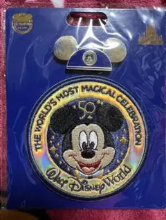 ディズニーストア◆ワッペン◆ピンバッジ◆ミッキーマウス◆wdw50周年