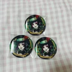 ツイステ リリア プレイフルドレス グリッター 缶バッジ