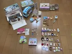 シルバニアファミリー　まとめ売り　セット ジェラートショップ　幼稚園バス