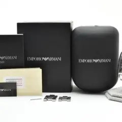 稼働 EMPORIO ARMANI エンポリオアルマーニ メンズ腕時計 箱付きのサムネイル