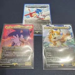 3枚セット MTG SONIC ソニック tails secret lair