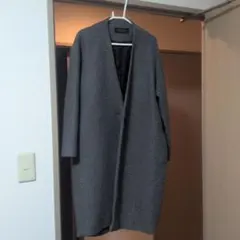chaos raffine グレー チェスターコート