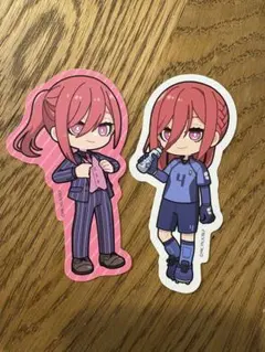 ブルーロック　ダイソー　セリア　ユニホーム　スーツ　ステッカー　千切豹馬