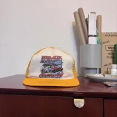 80s 企業系 トラッカーキャップ ヴィンテージ USA製 BS82