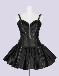 クーザ　IMVAL / Leather Dress [BLK]