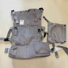 ［美品］べべスワンbebe swan メッシュ抱っこ紐 シルバーグレーのサムネイル