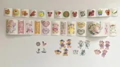 ディズニー　シール　44絵柄　ダッフィーフレンズ　食べ歩きフード