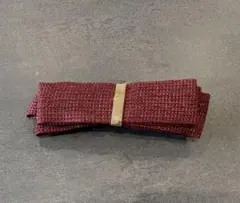 ボルドー　リボンバレッタ　髪飾り　ヘアアクセ